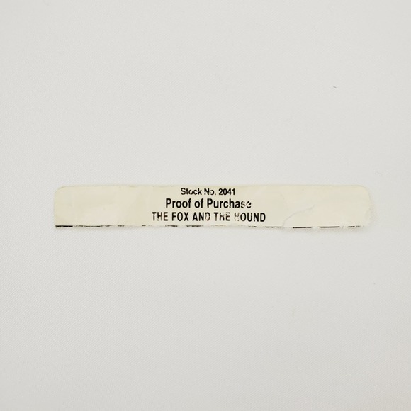 Tested-Disney The Fox and The Hound VHS w/ Bonus Disney Collector Mystery Pack - Picture 8 of 11